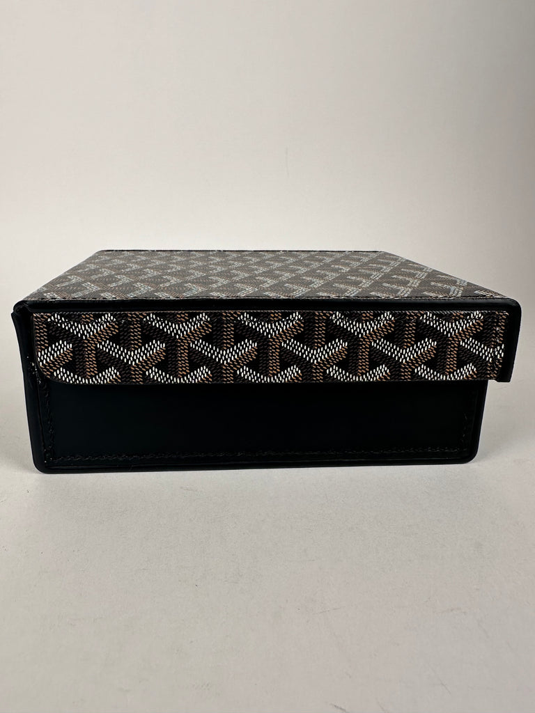 Goyard Goyardine Montret 4 Watch Case Black