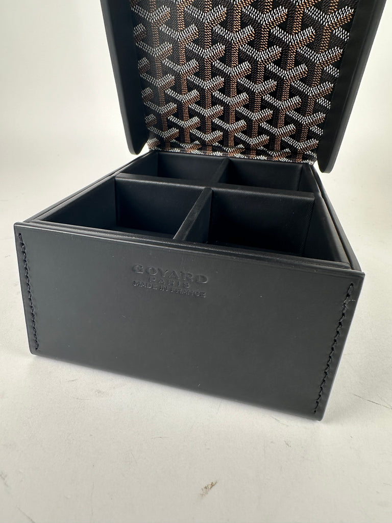 Goyard Goyardine Montret 4 Watch Case Black