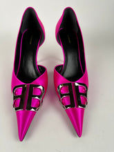 Load image into Gallery viewer, Balenciaga Pink Satin D’Orsay Pumps Size 38EU