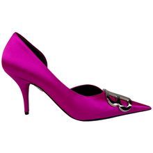 Load image into Gallery viewer, Balenciaga Pink Satin D’Orsay Pumps Size 38EU