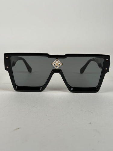 Louis Vuitton Cyclone Square Sunglasses Black Gold
