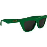 Bottega Veneta New Entry Cat Eye Sunglasses Parakeet Green