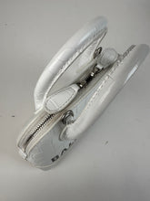 Load image into Gallery viewer, Balenciaga Croc Embossed Calfskin Ville Top Handle Bag XXS White