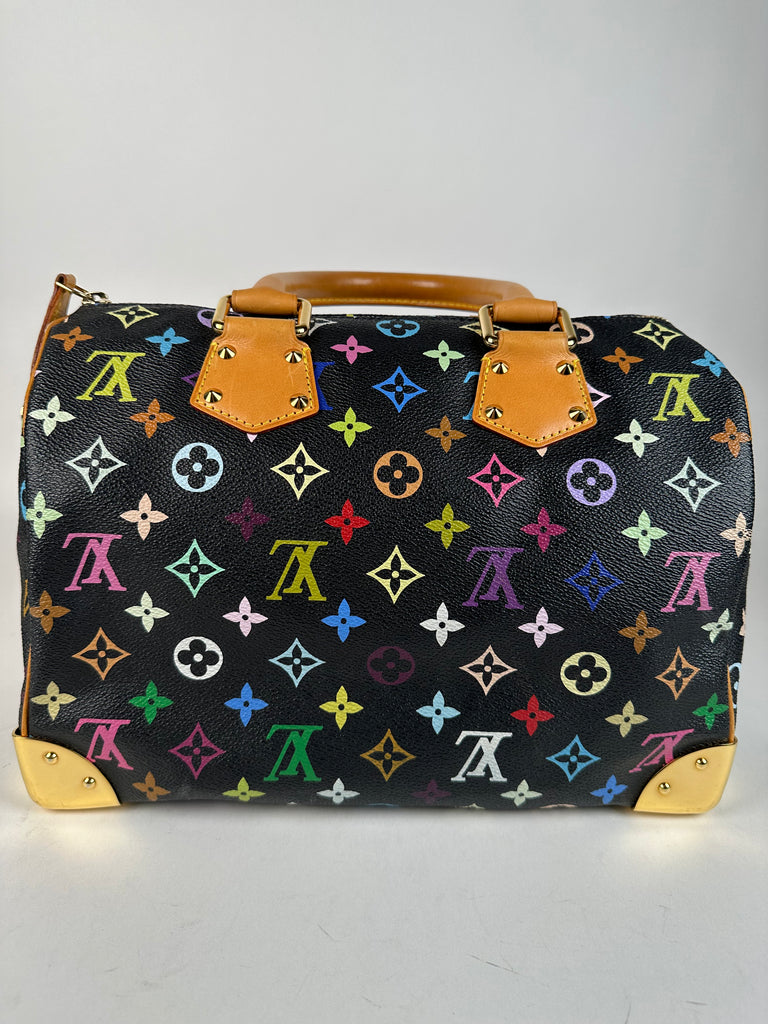 Louis Vuitton Multicolor Speedy 30 Black