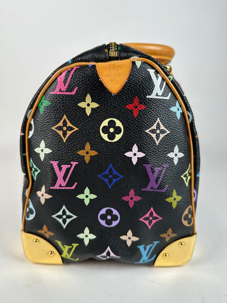 Louis Vuitton Multicolor Speedy 30 Black