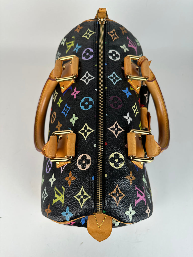 Louis Vuitton Multicolor Speedy 30 Black