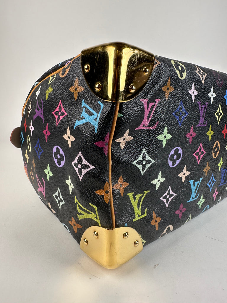 Louis Vuitton Multicolor Speedy 30 Black