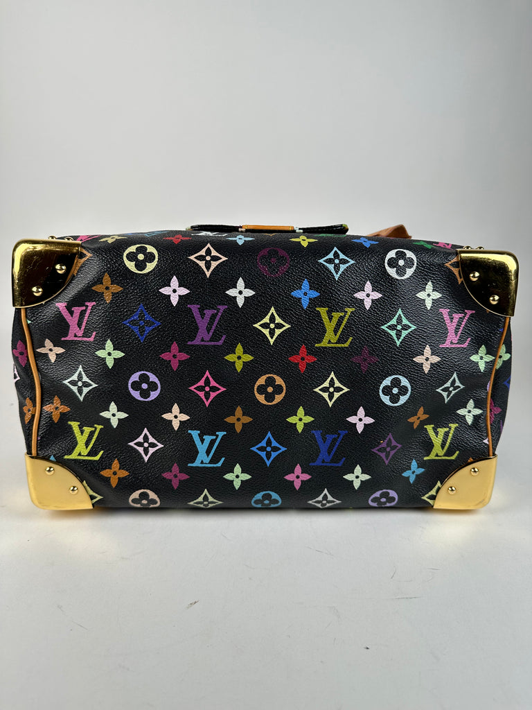 Louis Vuitton Multicolor Speedy 30 Black