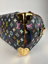 Load image into Gallery viewer, Louis Vuitton Multicolor Speedy 30 Black