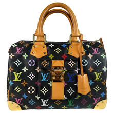 Load image into Gallery viewer, Louis Vuitton Multicolor Speedy 30 Black