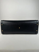 Load image into Gallery viewer, Gucci Wonka Grained Calfskin Large Diana Bamboo Tote Black