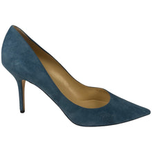 Load image into Gallery viewer, Jimmy Choo  Agnes Suede Pump in Blue size 43EU