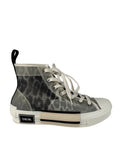 Dior B23 Leopard Print High Top Sneakers Size 38EU