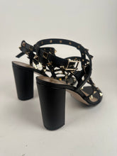 Load image into Gallery viewer, Valentino Rockstud Cage Sandal  90mm Black Size 38EU