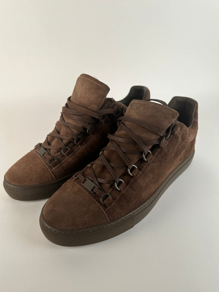 Balenciaga arena low brown on sale