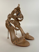 Load image into Gallery viewer, Gianvito Rossi Jett Roma Powder Strap Sandal Heels size 35.5EU