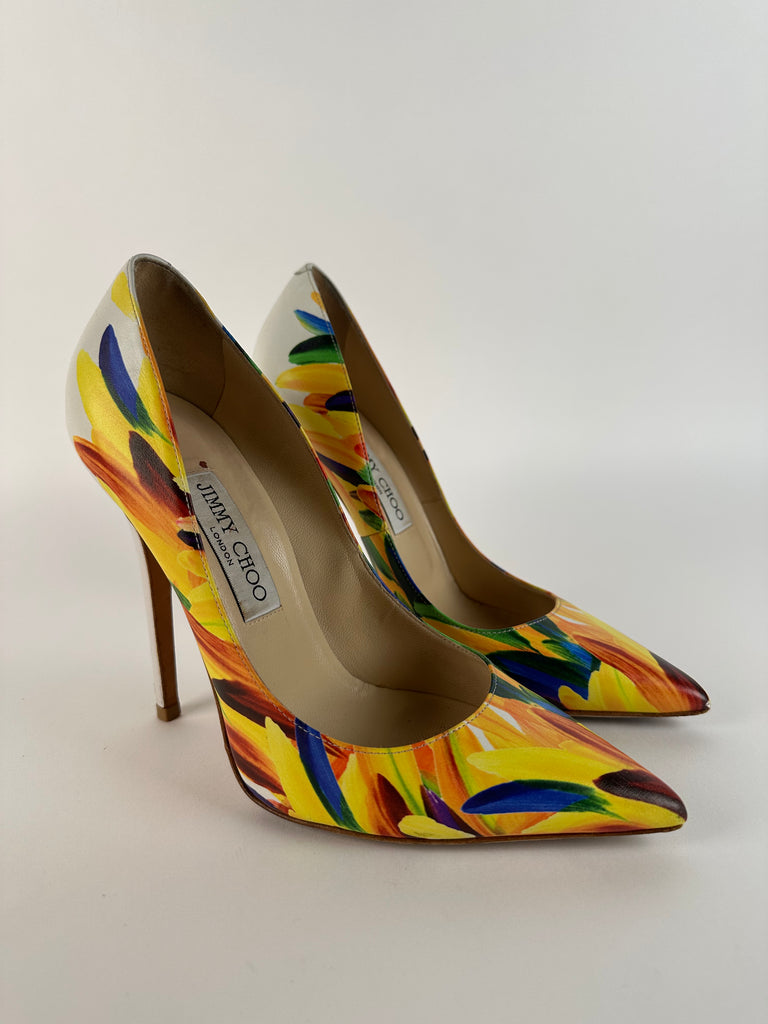 Jimmy Choo Anouk Multicolor Heels Size 37EU