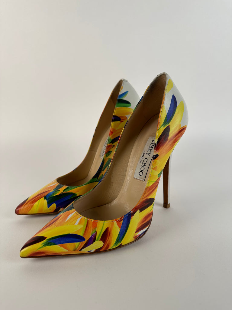 Jimmy Choo Anouk Multicolor Heels Size 37EU