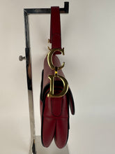 Load image into Gallery viewer, Dior Smooth Calfskin Mini Saddle Bag Red