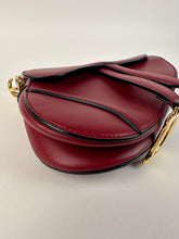 Load image into Gallery viewer, Dior Smooth Calfskin Mini Saddle Bag Red