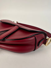 Load image into Gallery viewer, Dior Smooth Calfskin Mini Saddle Bag Red