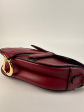 Load image into Gallery viewer, Dior Smooth Calfskin Mini Saddle Bag Red