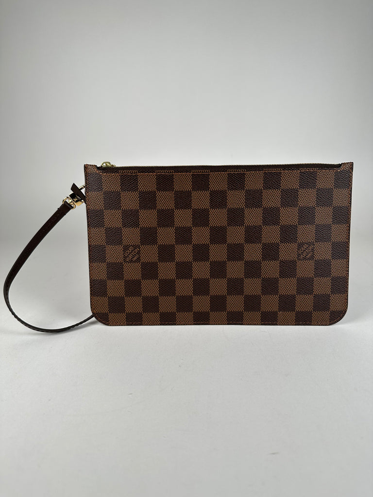 Louis Vuitton Neverfull MM/GM Pochette Damier Ebene Cherry