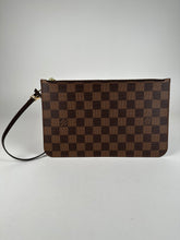 Load image into Gallery viewer, Louis Vuitton Neverfull MM/GM Pochette Damier Ebene Cherry