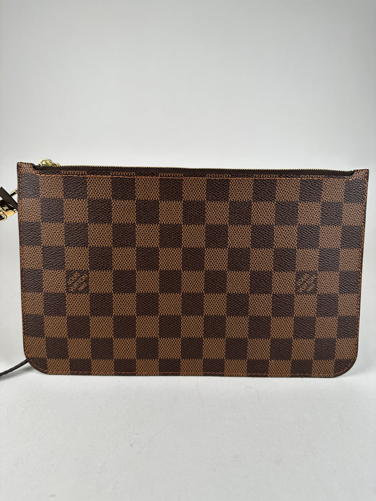 Louis Vuitton Neverfull MM/GM Pochette Damier Ebene Cherry