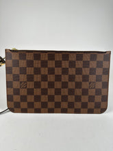 Load image into Gallery viewer, Louis Vuitton Neverfull MM/GM Pochette Damier Ebene Cherry