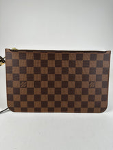 Load image into Gallery viewer, Louis Vuitton Neverfull MM/GM Pochette Damier Ebene Cherry