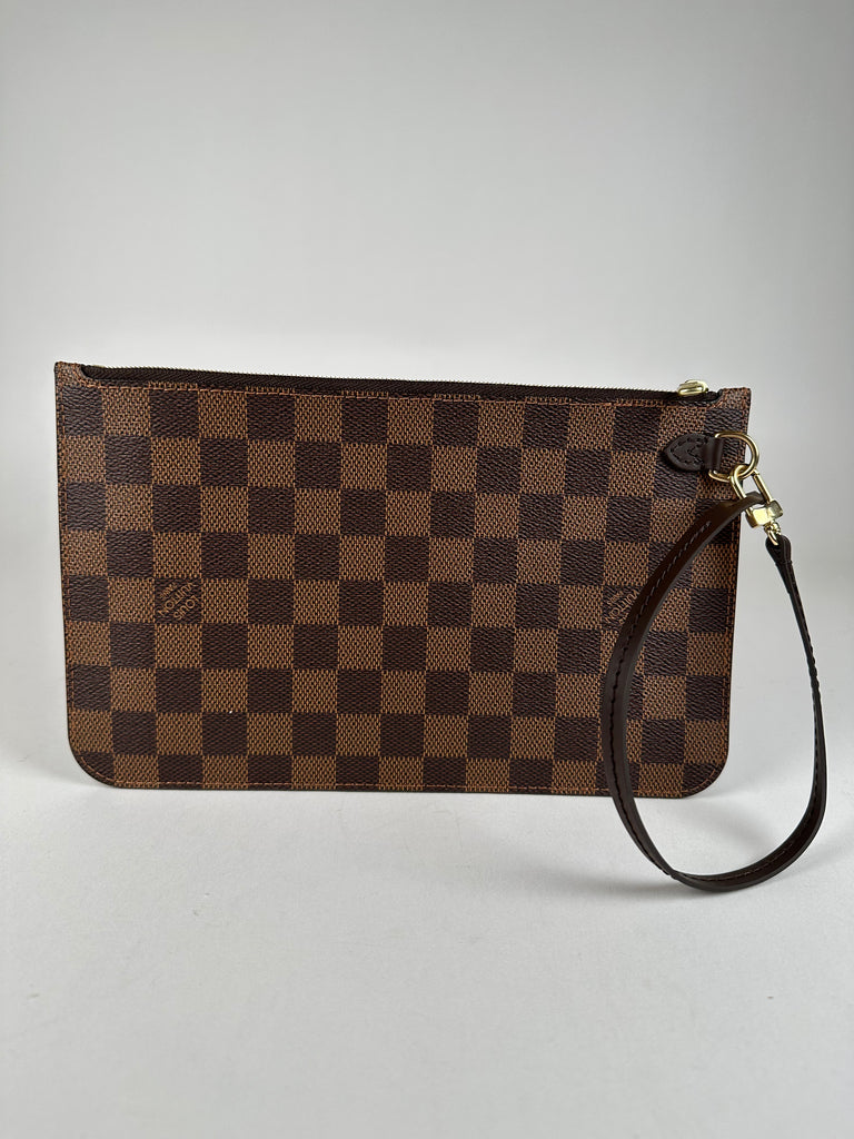 Louis Vuitton Neverfull MM/GM Pochette Damier Ebene Cherry