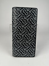 Load image into Gallery viewer, Burberry Long TB Pattern Wallet Black White