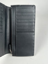Load image into Gallery viewer, Burberry Long TB Pattern Wallet Black White