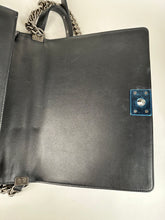 Load image into Gallery viewer, Chanel Large Boy Bag Black Chevron Calfskin Leather
