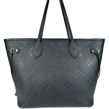 Load image into Gallery viewer, Louis Vuitton Neverfull MM Empreinte Black