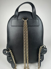 Load image into Gallery viewer, Gucci Pebbled Calfskin Soho Chain Backpack Black