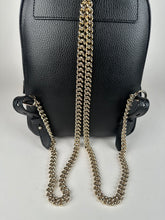 Load image into Gallery viewer, Gucci Pebbled Calfskin Soho Chain Backpack Black