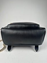 Load image into Gallery viewer, Gucci Pebbled Calfskin Soho Chain Backpack Black