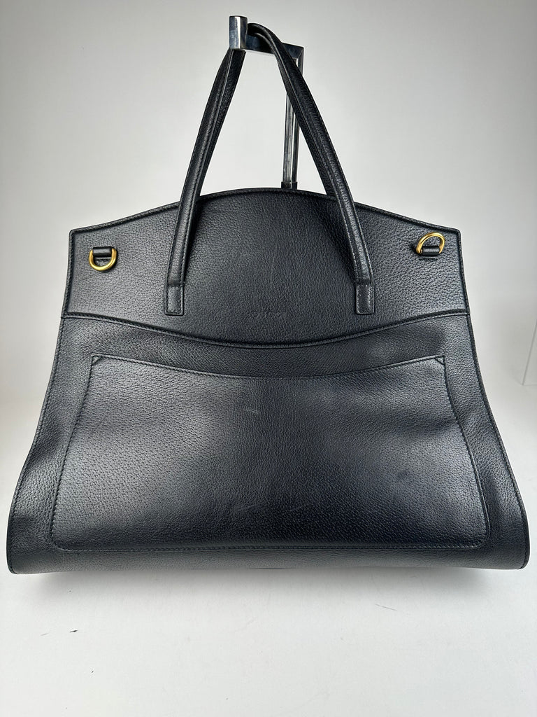 Gucci Totem Large Butterfly Top Handle Bag Black