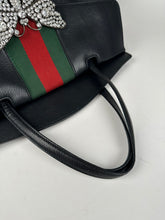 Load image into Gallery viewer, Gucci Totem Large Butterfly Top Handle Bag Black