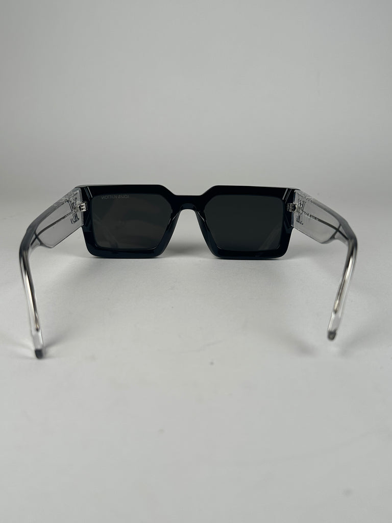 Louis Vuitton LV Clash Square Sunglasses Clear/Black