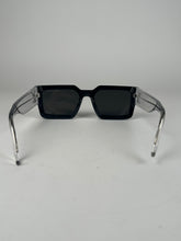 Load image into Gallery viewer, Louis Vuitton LV Clash Square Sunglasses Clear/Black
