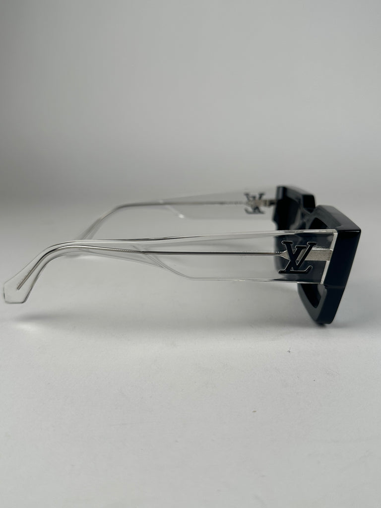 Louis Vuitton LV Clash Square Sunglasses Clear/Black