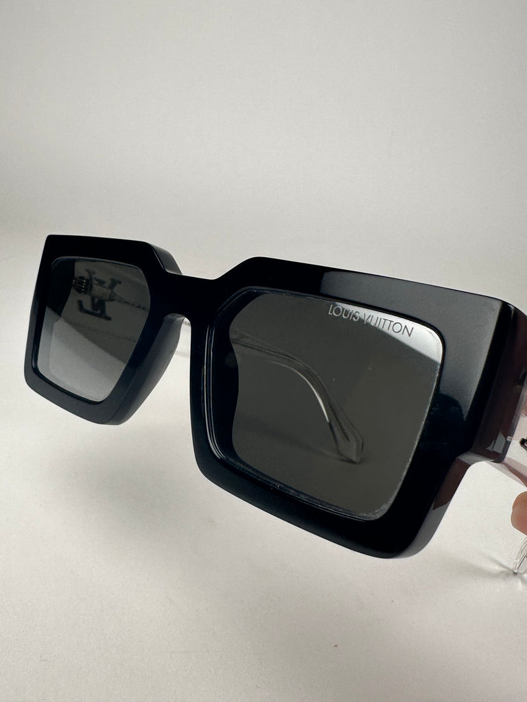 Louis Vuitton LV Clash Square Sunglasses Clear/Black