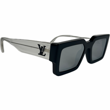 Load image into Gallery viewer, Louis Vuitton LV Clash Square Sunglasses Clear/Black