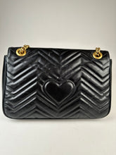 Load image into Gallery viewer, Gucci Marmont Medium Shoulder Bag Calfskin Black