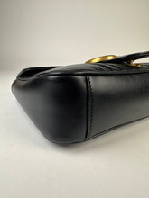 Load image into Gallery viewer, Gucci Marmont Medium Shoulder Bag Calfskin Black