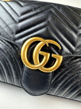 Load image into Gallery viewer, Gucci Marmont Medium Shoulder Bag Calfskin Black