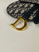 Load image into Gallery viewer, Dior Oblique Saddle Belt Pouch Blue